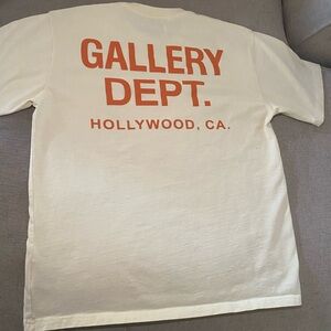 Gallery dept shirt souvenir orange/cream